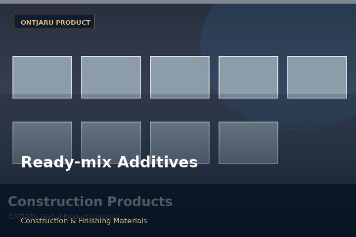 Ready-mix Additives — product photograph