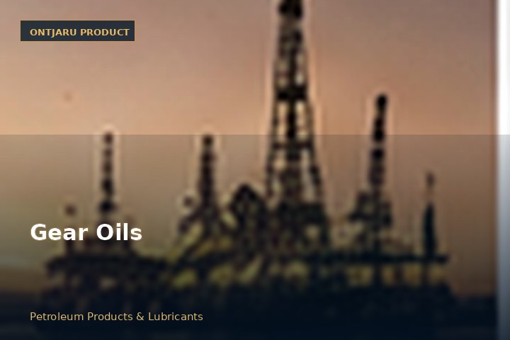 Gear Oils — product photograph