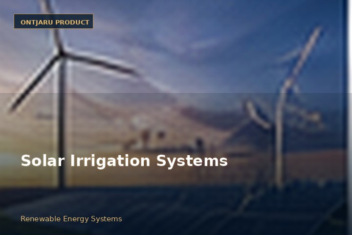 Solar Irrigation Systems — product photograph