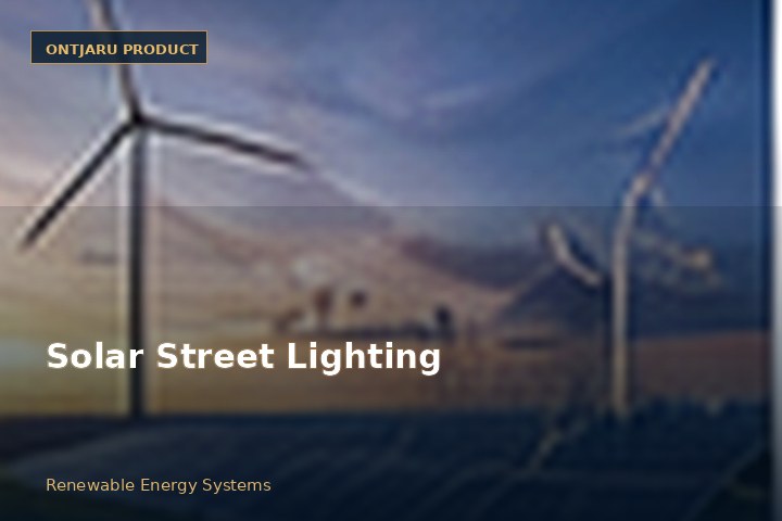 Solar Street Lighting — product photograph
